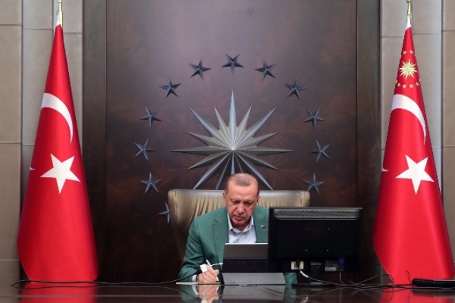 Cumhurba�kan� Erdo�an, Avusturya Cumhurba�kan� Aleksander Van der Bellen ile g�r��t�